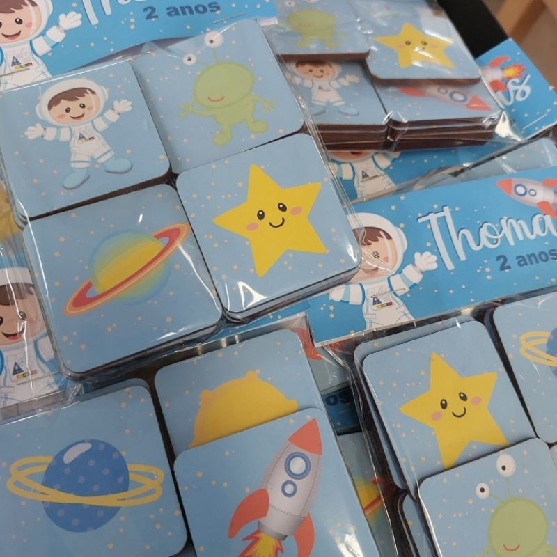 Kit 30 Jogo da Memória Personalizado 10 Peças MDF | Lembrancinha | Brinde