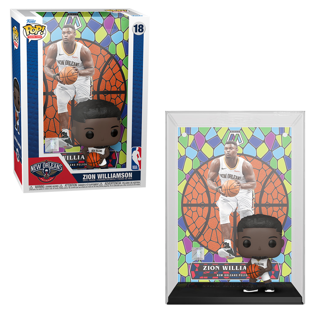 FUNKO POP TRADING CARDS NBA NEW ORLEANS PELICANS - ZION WILLIAMSON (61493) NOVO ORIGINAL