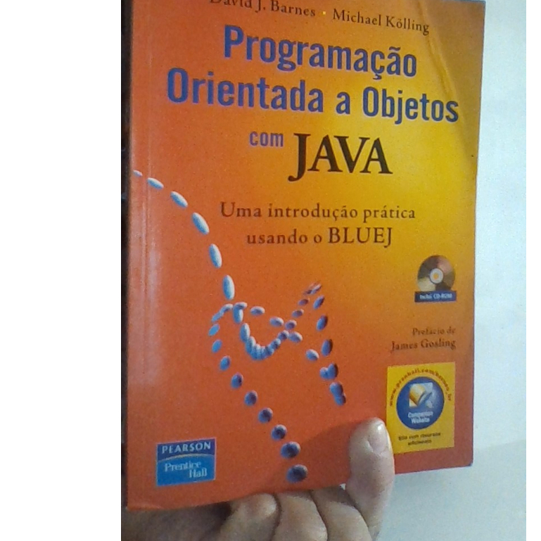 livro programação orientada a objetos com java, David J. Barnes, ed pearson prentice hall