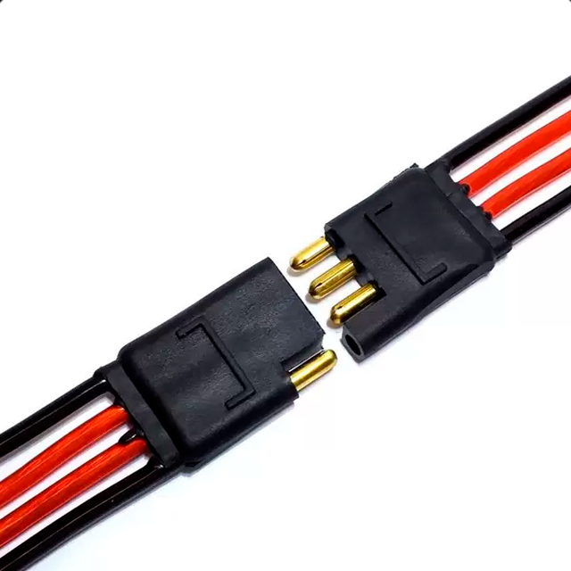 Conector Technoise 4 Vias Plug Chicote Encaixe Rápido 5pçs em Oferta na Shopee