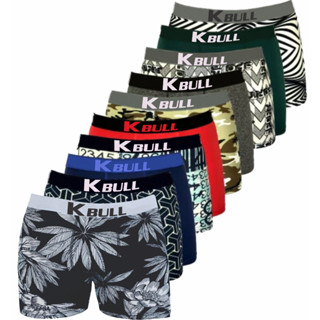 Kit 10 Cuecas Boxer Microfibra adulto