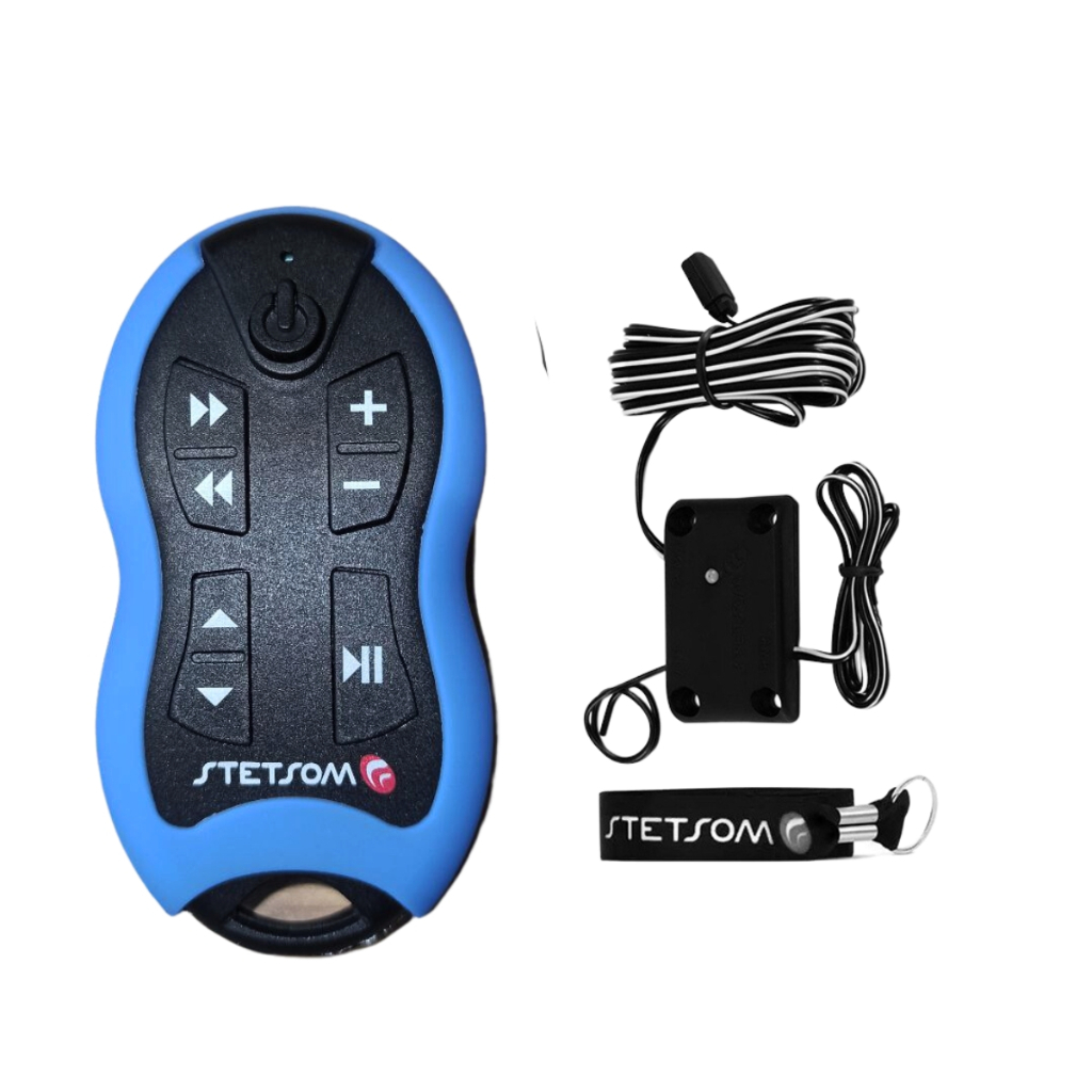 Controle Longa Distância Stetsom Alcance Control SX1 500m 8 Funções Azul
