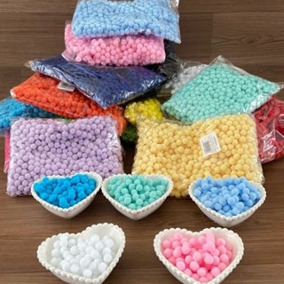 Pompom 10mm pacote com aproximadamente 100 unidades para artesanato 16 opções de cores
