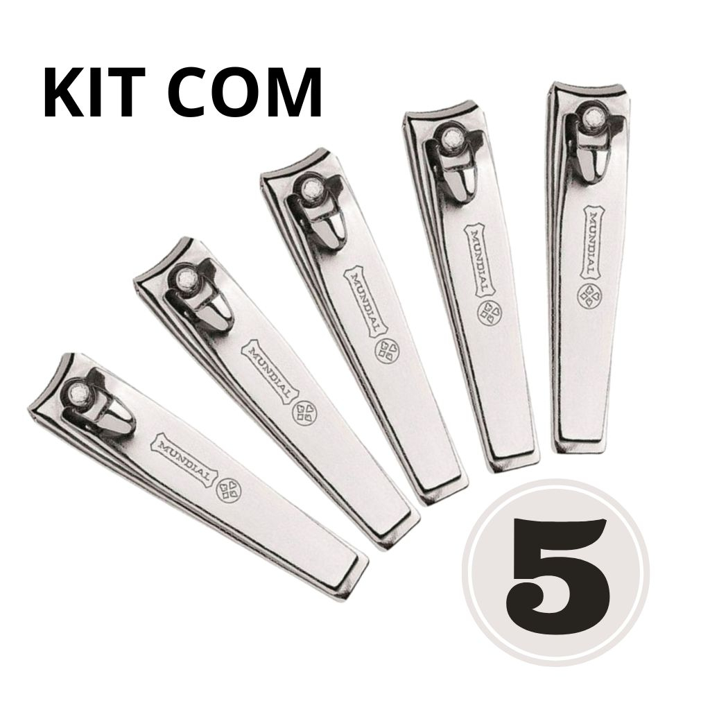 5 Cortador de Unha Pés e Mãos Mundial Flex SUPER OFERTA