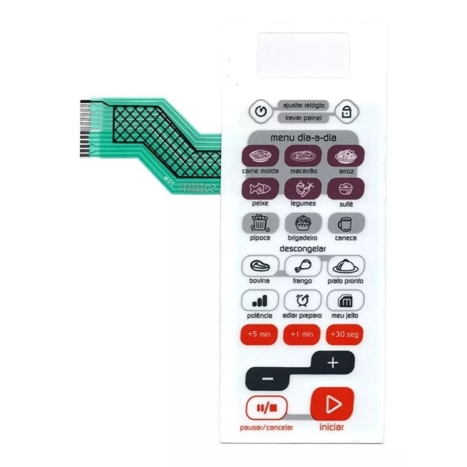 Painel Membrana Para Microondas Brastemp BMS45 Active