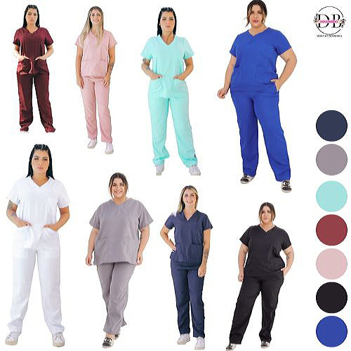 Scrub Unissex Hospitalar Tamanho Grande Plus Size Uniforme Hospital Clinicas 10