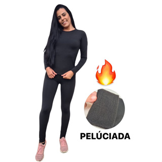 Kit Conjunto Calça + Blusa Térmica Segunda Pele Inverno frio intenso proteção solar em Oferta na Shopee