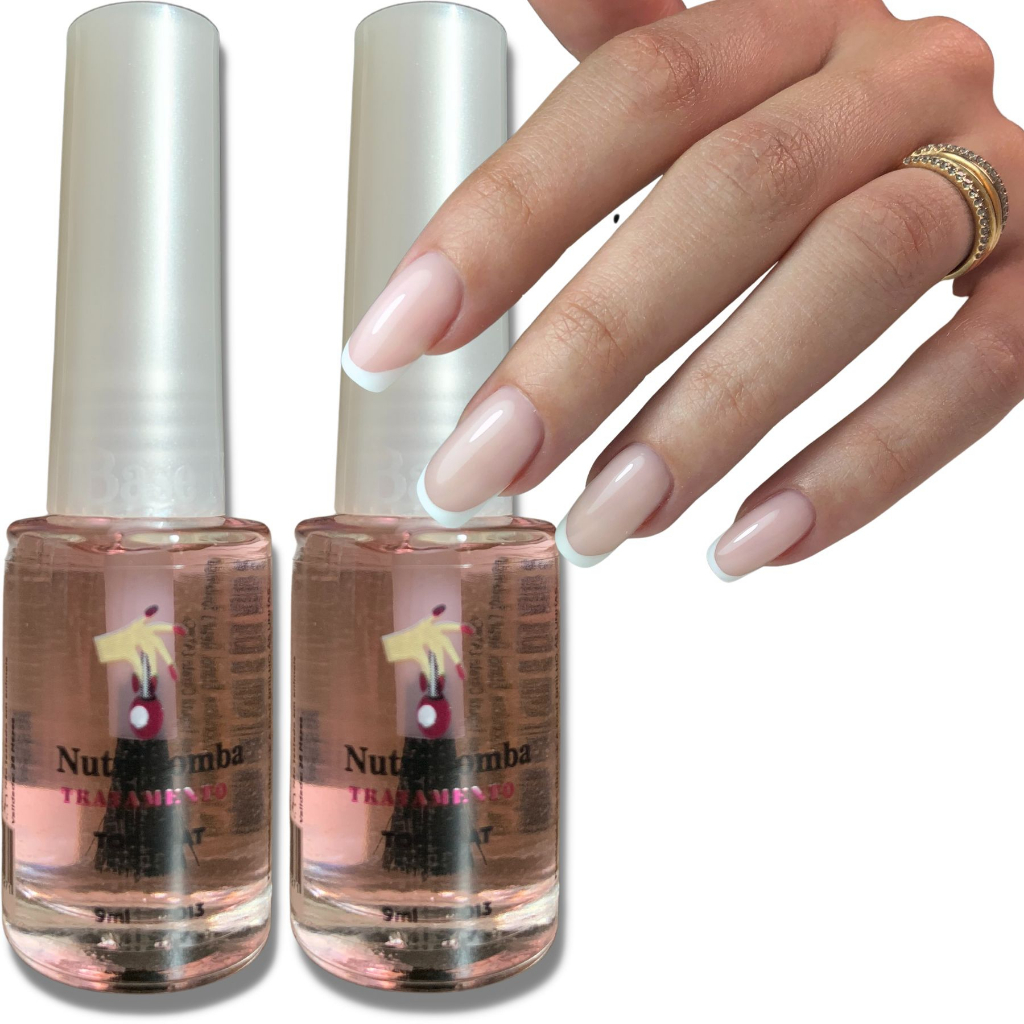 2 Top Coat Alta Duração Para Esmaltação De Unhas Lindas Nutribomba Original