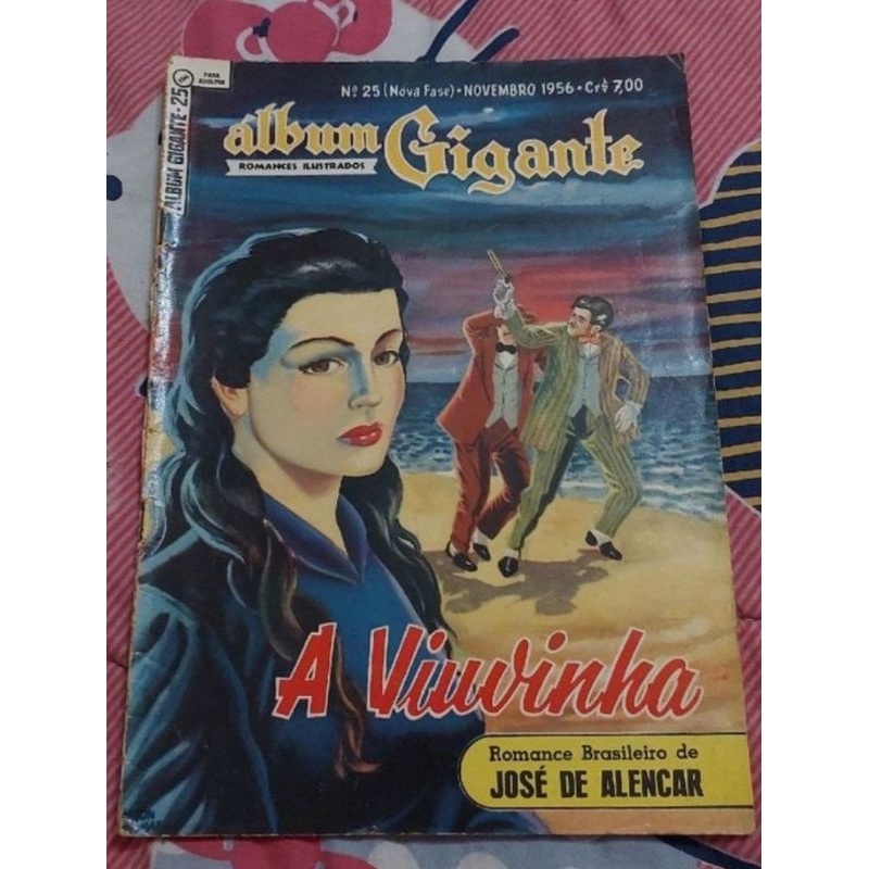 hq ebal album gigante romance ilustrado n. 25 a viuvinha josé de alencar