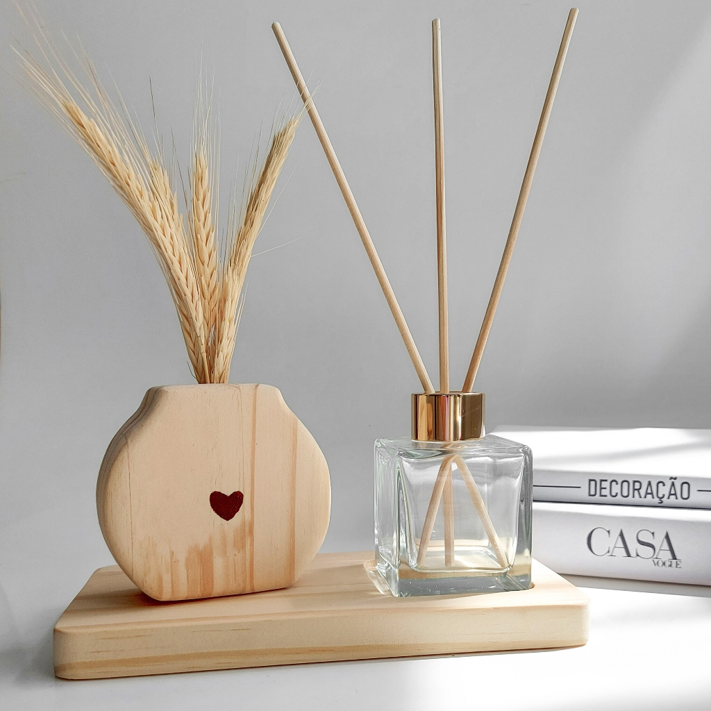 Kit Aromatizador de Ambiente Decoração Lavabo Sala Quarto Minimalista Moderno