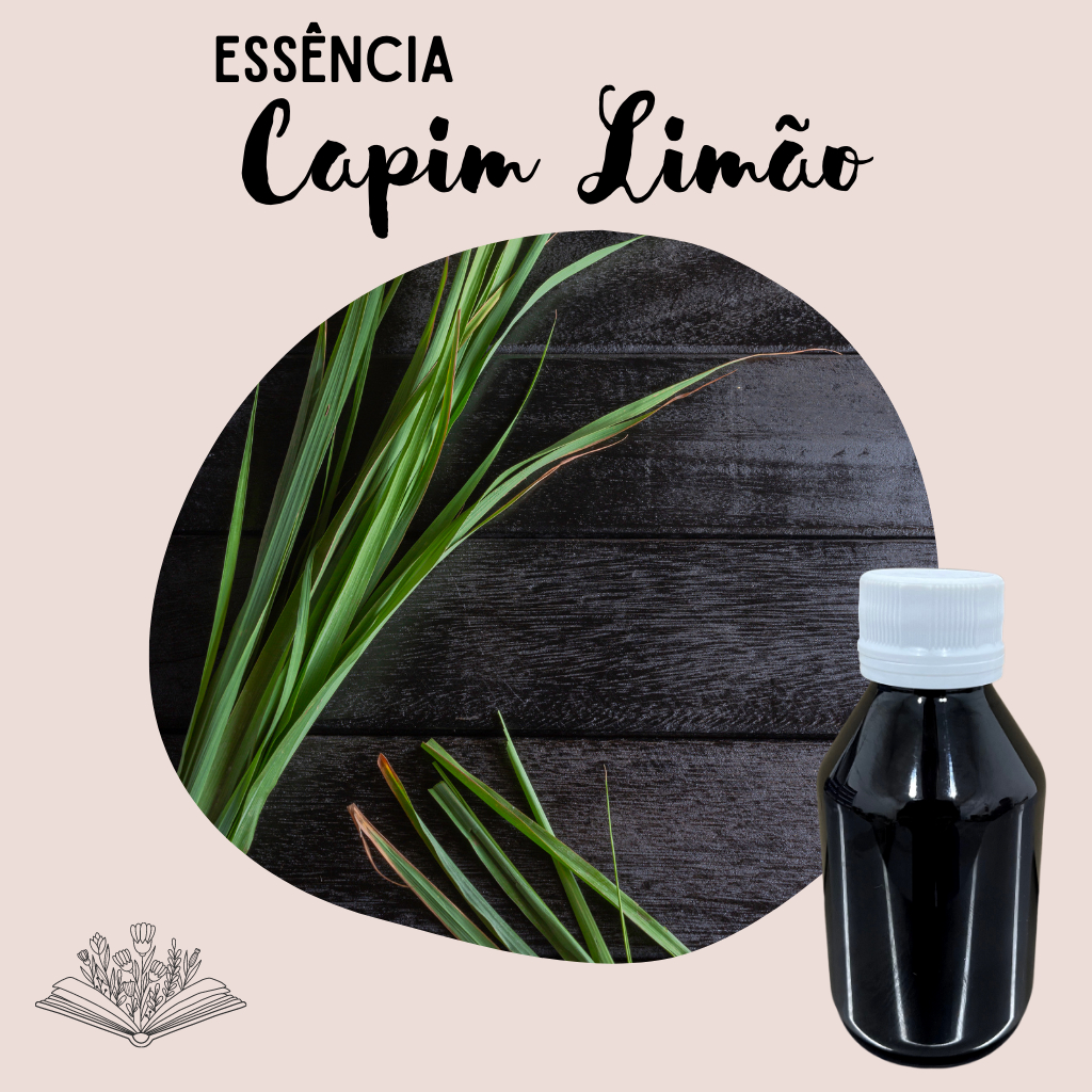 Essência Capim Limão Aromática Base de Óleo Concentrada para Velas