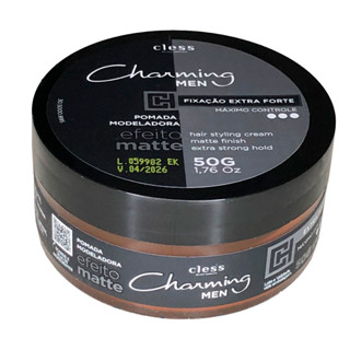 Pomada Modeladora para Cabelo Forte Efeito Seco CLESS CHARMING - 50GR