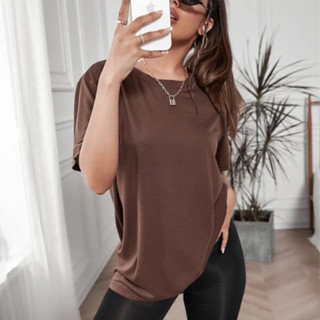Camiseta Marrom Lisa Unisexx sweetwear Basica.