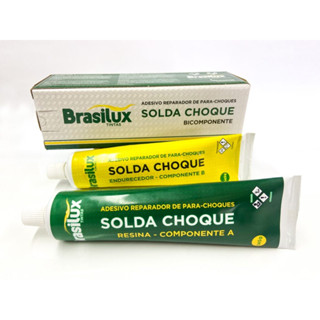 Veda Choque 300gr Solda Choque Cola Bicomponete P/ Plásticos - Brasilux
