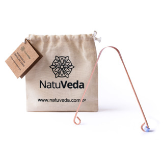 Raspador De Lingua 100% Cobre Limpador Higienizador Ayurveda