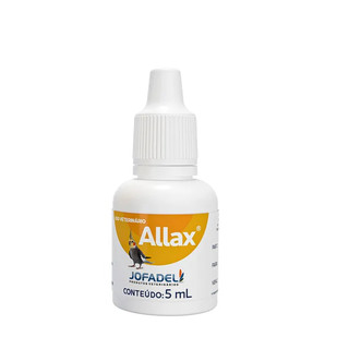 Allax Jofadel Para Aves 5ml Rouquidão E Ácaros De Traqueia