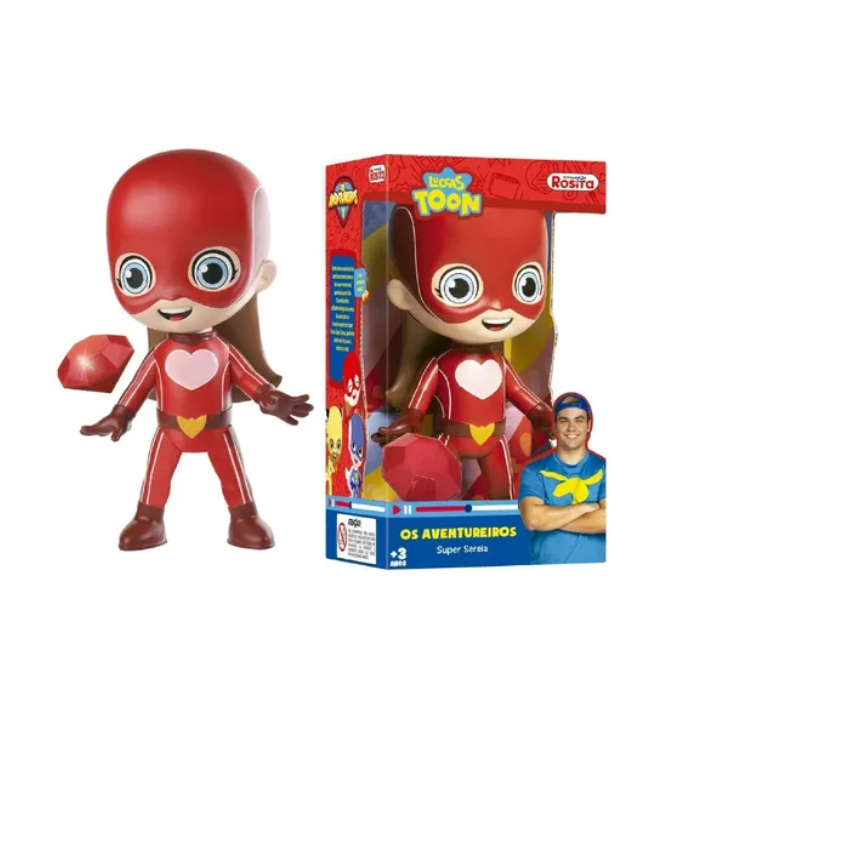 Boneca Super Sereia Aventureira Vermelha Original Rosita
