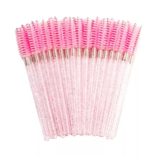 200 Escovinhas Glitter Extensao De Cilios Sobrancelha