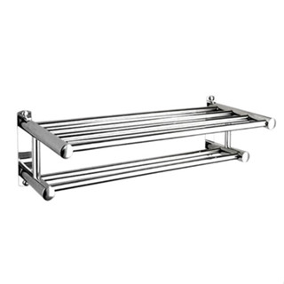 Porta Toalha Duplo Aço Inox Cromado 58cm em Oferta na Shopee