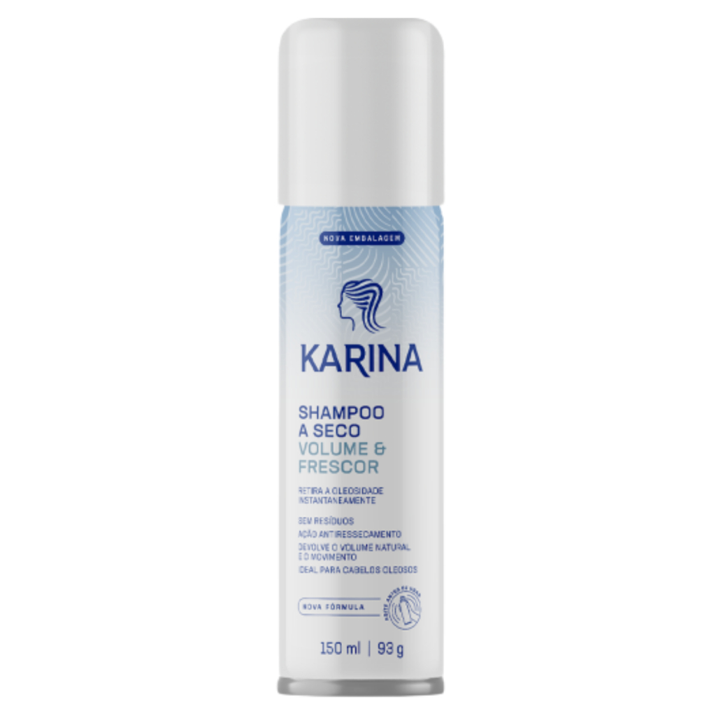 Shampoo a Seco Karina Volume e Frescor 150ml em Oferta na Shopee