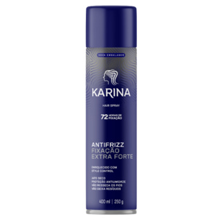 Hair Spray Karina Fixação Extra Forte 400ml em Oferta na Shopee