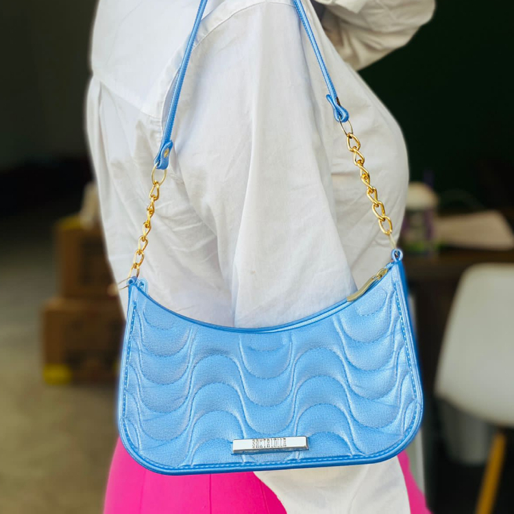 Bolsa Feminina Pequena de Ombro Com Alça de Corrente PROMOÇÃO DE LANÇAMENTO