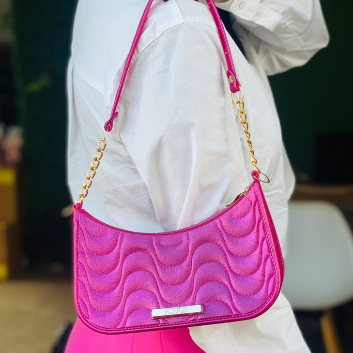 Bolsa Feminina Pequena de Ombro Com Alça de Corrente PROMOÇÃO DE LANÇAMENTO
