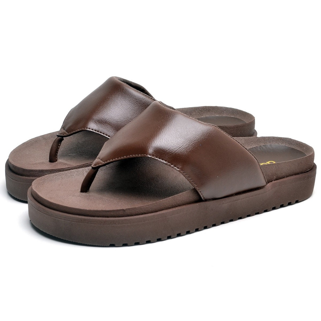 Sandalia Papete Dubuy Feminina Marrom Mali 2045FG em Oferta na Shopee