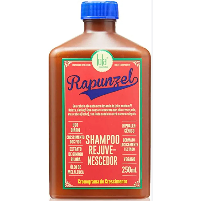 Shampoo Fortificante Rapunzel 250ml Lola Cosmetics