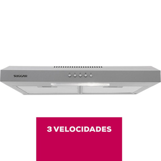 Depurador Slim Suggar 60cm 3 Velocidades Prata DPS161PR/DPS162PR em Oferta na Shopee
