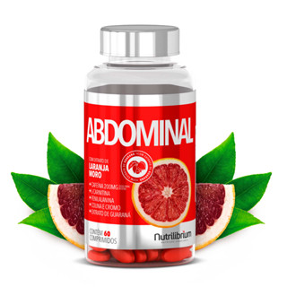 Laranja Moro + Cafeína + Cromo + L Carnitina + Fenilalanina + Extrato de Guaraná e Colina Abdominal 60 Comp Nutrilibrium