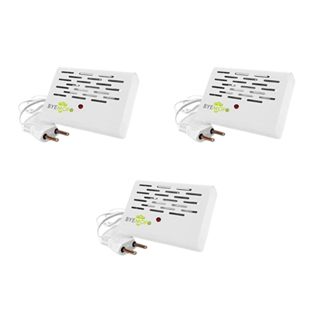 Kit 3 Aparelho Anti Mofo Elétrico Ácaro Fungo Bactérias 110v