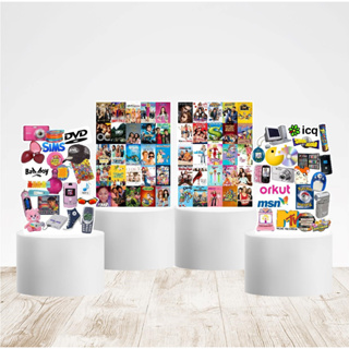 Kit Displays Decoração de Mesa Festa Anos 2000 Y2K em Oferta na Shopee