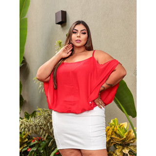 Blusa Morcego Plus Size