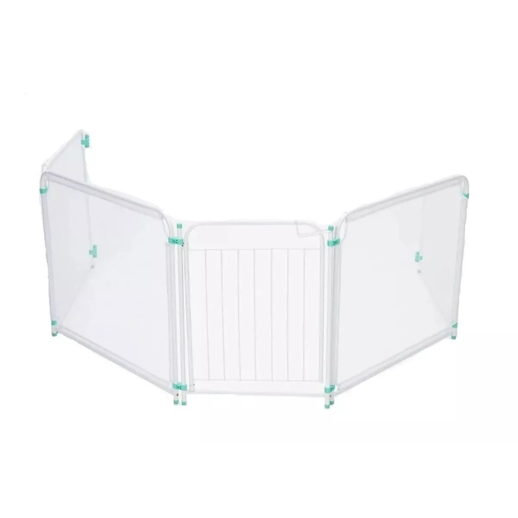 Cercado Telado Grade De Criança Bebe 3/80 Com Portão Segurança