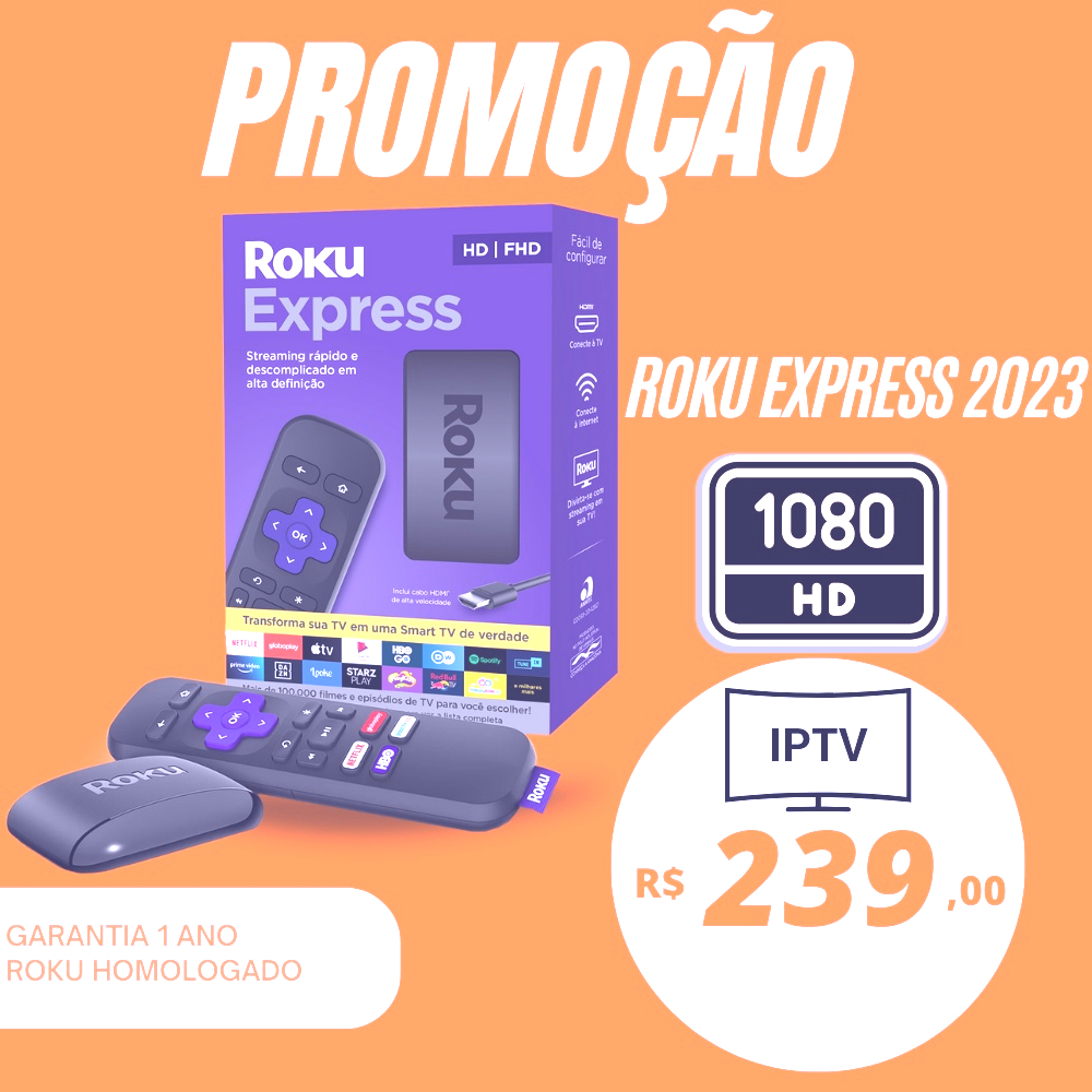 Roku express 2023 garantia e nota fiscal!