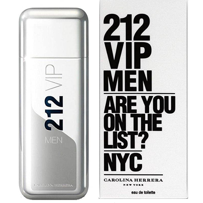 212 Vip Men Carolina Herrera - Perfume Masculino - Eau de Toilette - 200ml, Carolina Herrera