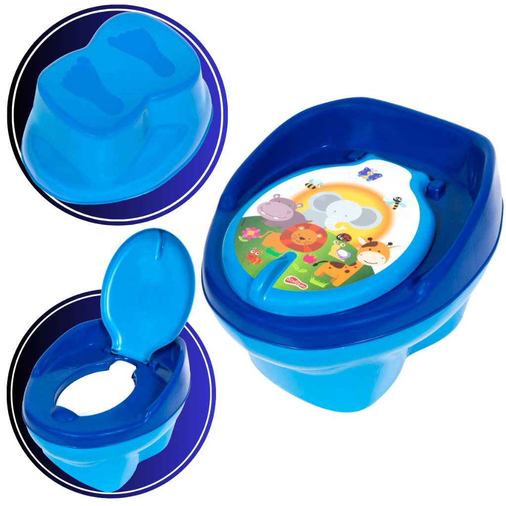 Troninho Infantil Para Bebê Menino Desfralde Criança Penico Privadinha Pinico Infantil Bichinhos Não Musical Meninos Brinquedos Styll