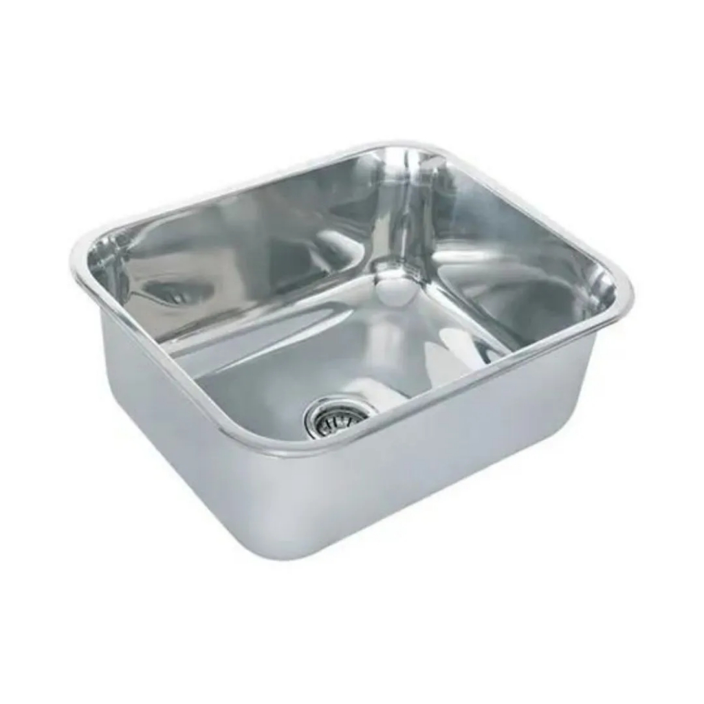 Cuba aço inox industrial 50x40x20 (Polido) = Tecnocuba