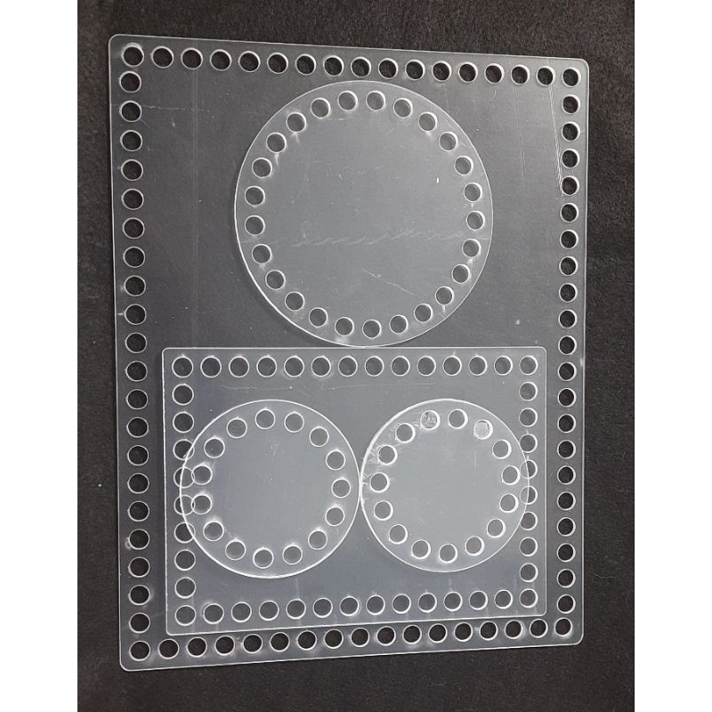 Bases de Acrílico de 2mm para Kit Higiene de Crochê