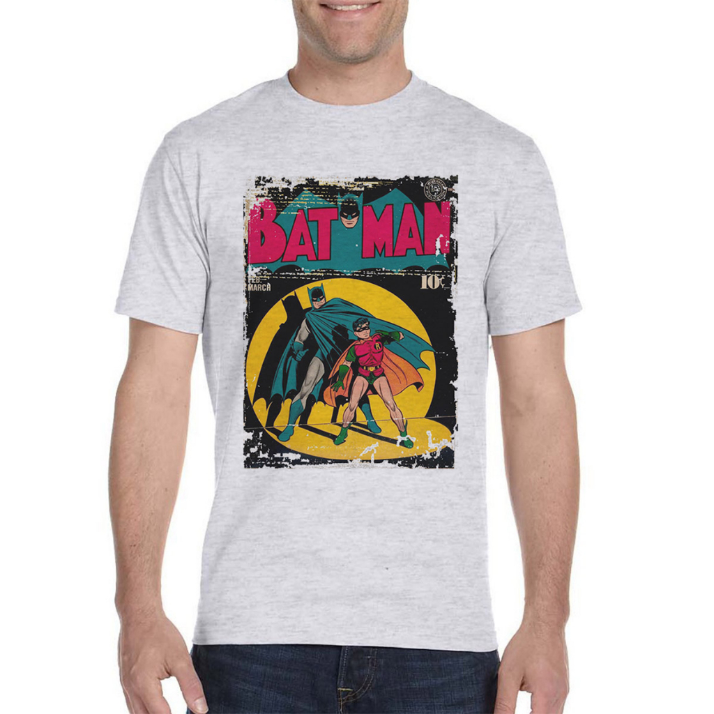 Camiseta, Camisa e Babylook Comics DC Vintage Batman Coringa Superman Capa HQ Clássico Quadrinhos Rf03