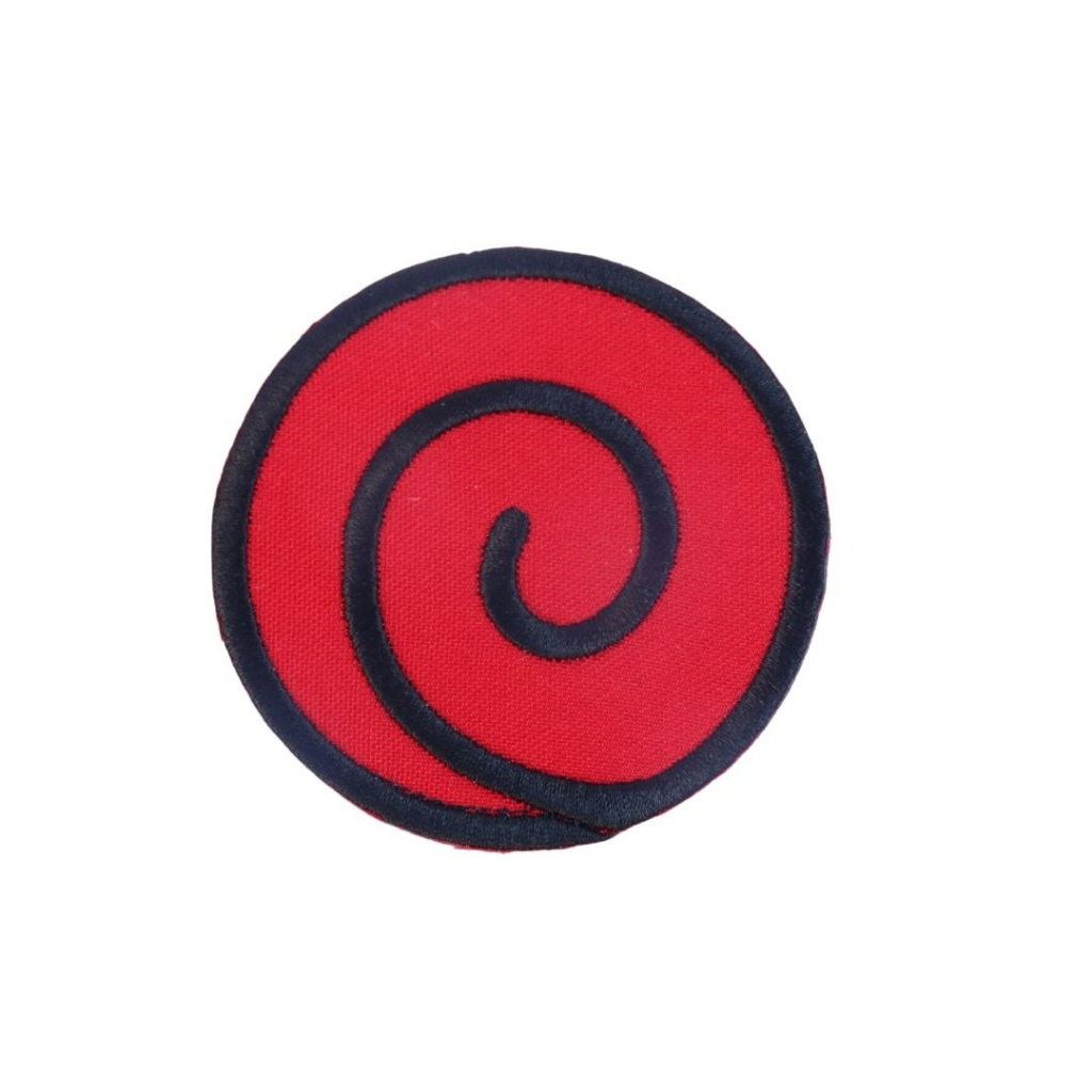 Aplique Termocolante Bordado Uzumaki clã - Naruto em Oferta na Shopee