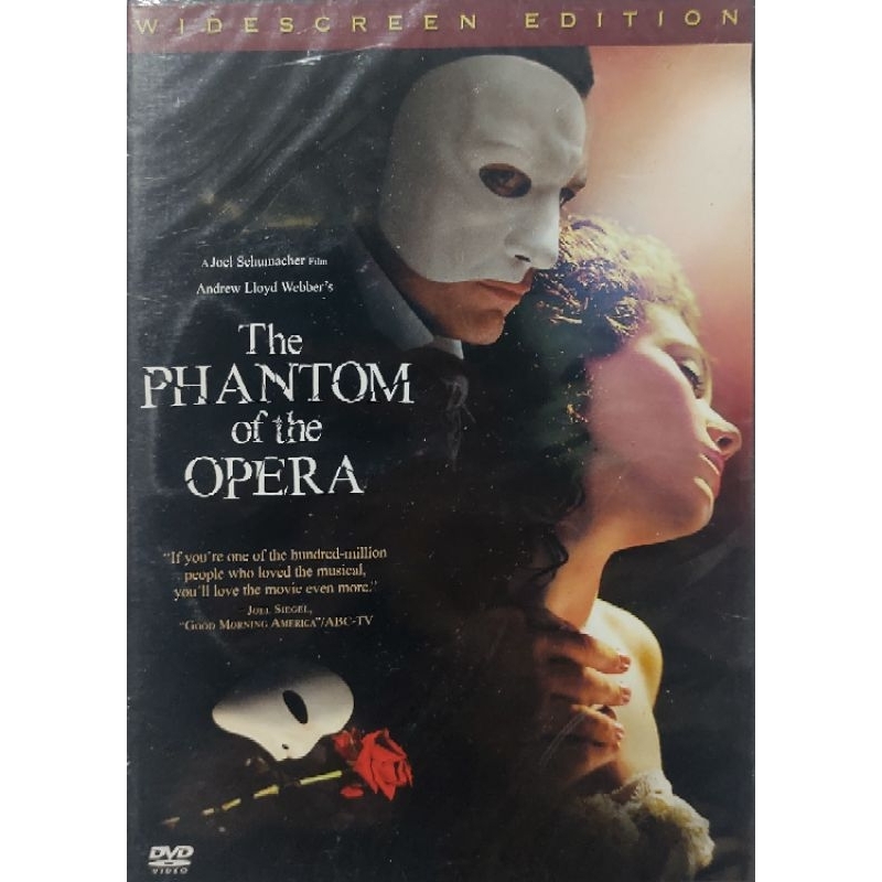 Dvd The Phantom of The Opera Widescreen Editon Importado Lacrado