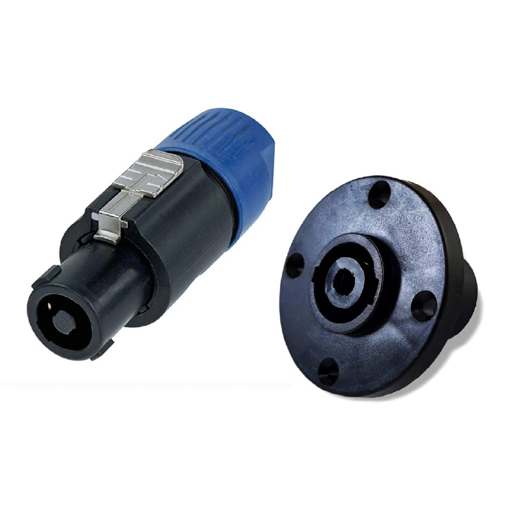 Kit Conector Plug Speakon Macho x Femea 4 Vias Painel Linha Mxt em Oferta na Shopee