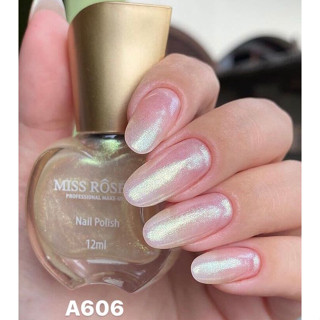Esmalte Miss Rose - Perolado Diamond - Cor A606 12ml