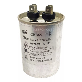 Capacitor Arranque Motor Ar Condicionado 20uf 450v 9000 12000 Btus