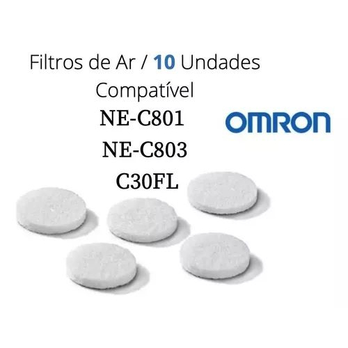 Kit  Filtro De Ar Com 10 P/ Para Inaladores Omron Original em Oferta na Shopee