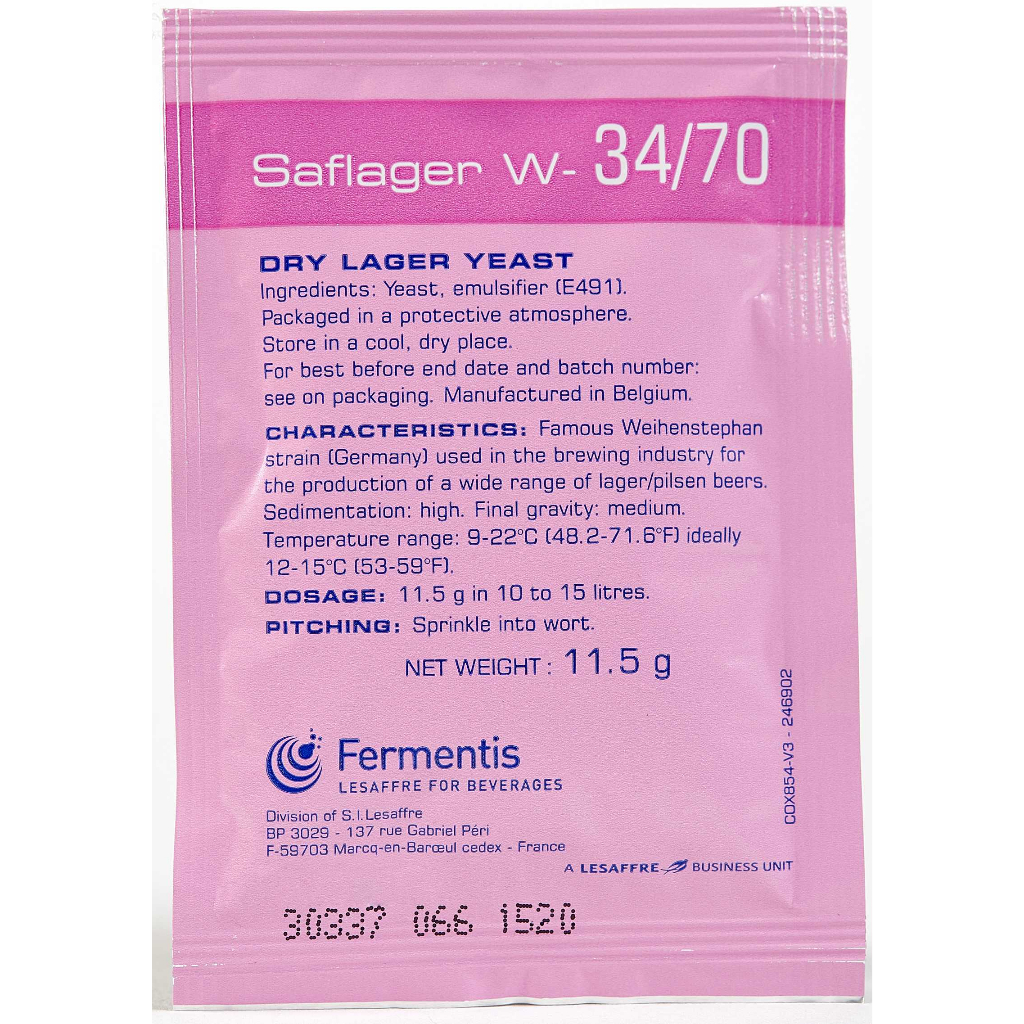 Fermento Fermentis W-34/70