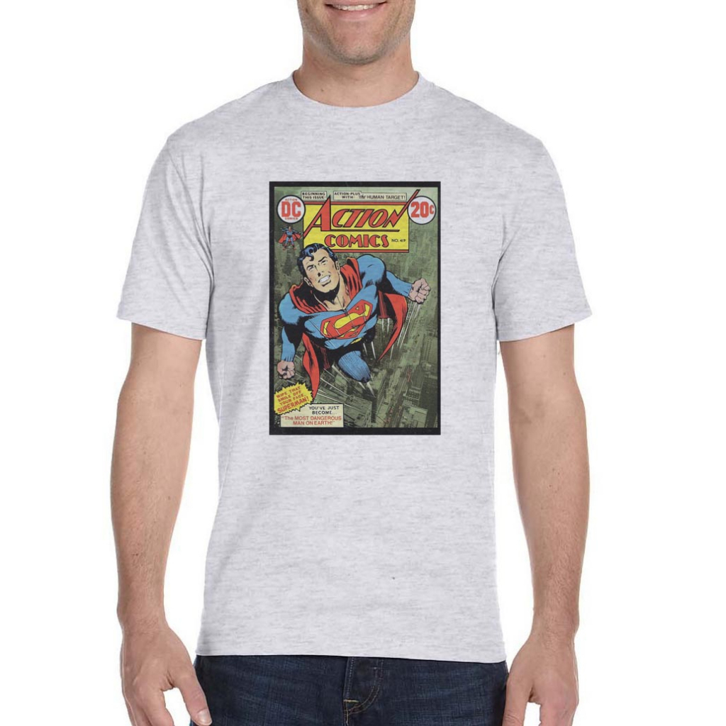 Camiseta, Camisa e Babylook Comics DC Vintage Batman Coringa Superman Capa HQ Clássico Quadrinhos Rf08