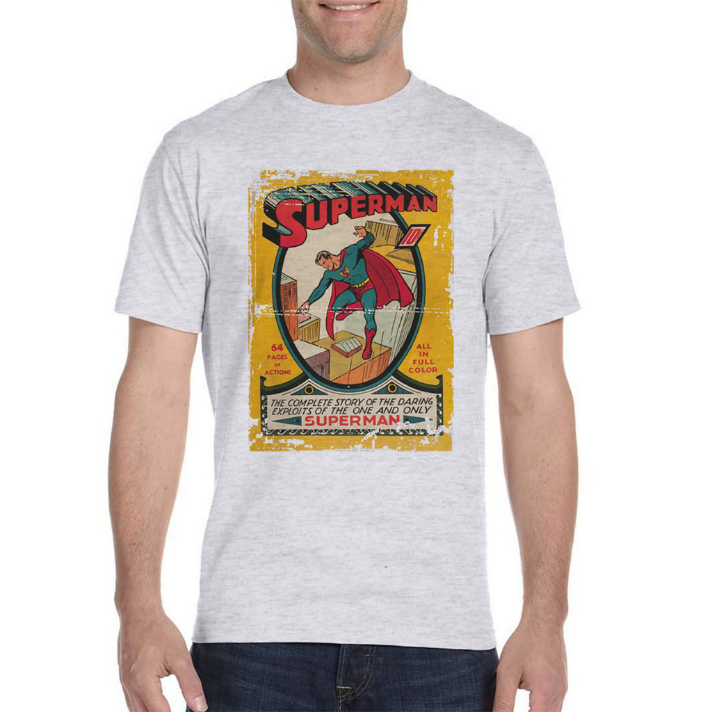 Camiseta, Camisa e Babylook Comics DC Vintage Batman Coringa Superman Capa HQ Clássico Quadrinhos Rf13